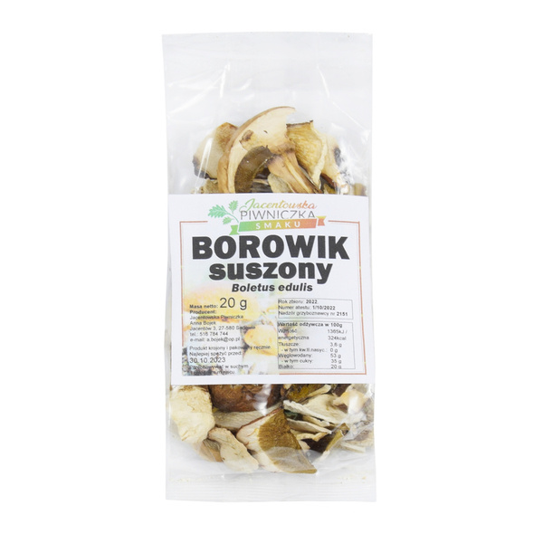 BOROWIKI SUSZONE 20g Jacentowska Piwniczka Smaku