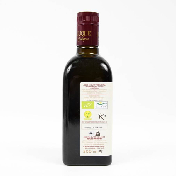 Oliwa z oliwek extra virgin ekologiczna Luque Ecologico 500ml Seleccion de Familia