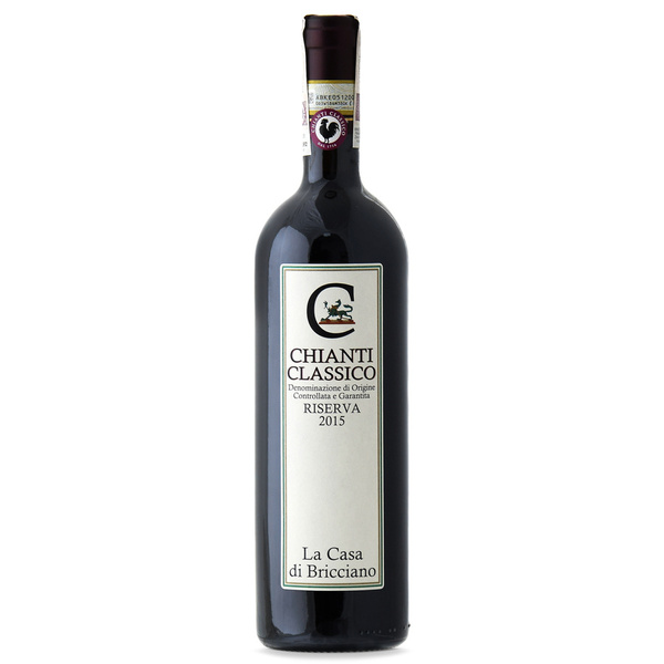 WINO CHIANTI CLASSICO RISERVA 2015 DOCG BIO SANGIOVESE 86%, MERLOT, CABERNET SAUVIGNON CZERWONE La Casa di Bricciano